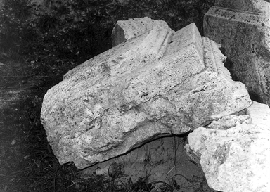 trabeazione modanata/ blocco